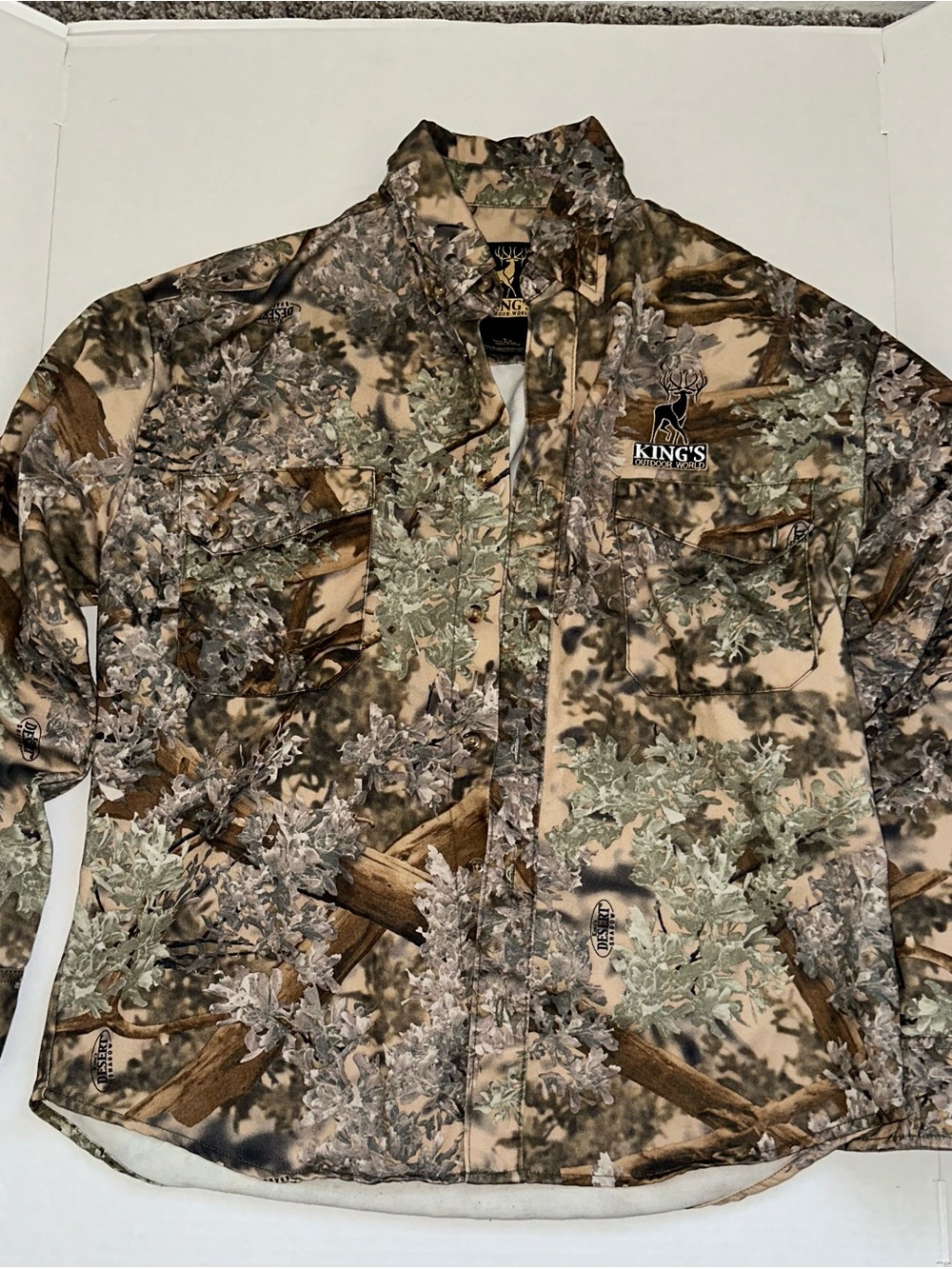 Camo Men's Hunting Jacket - Multicolor Woodland